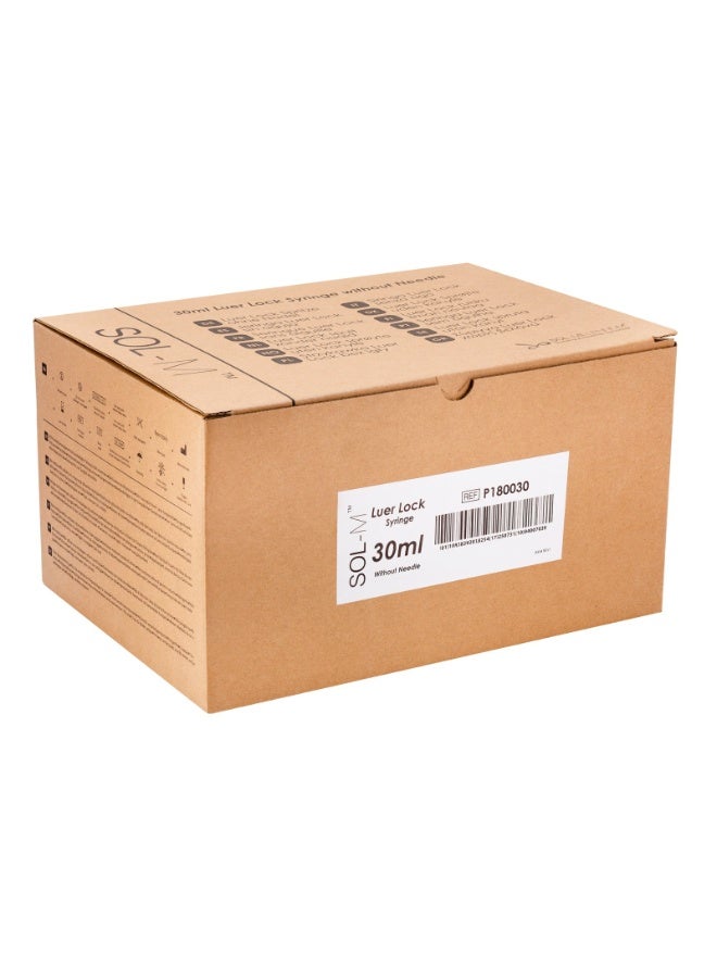 سول ملينيوم عدد 50 سرنجة طبية 30 مل بدون إبره - Image 2